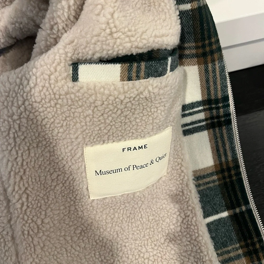 Frame Denim green plaid